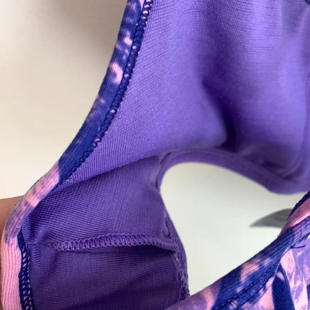 Ivivva Pink & Purple Chevron Sports Bra - Picture 6 of 6